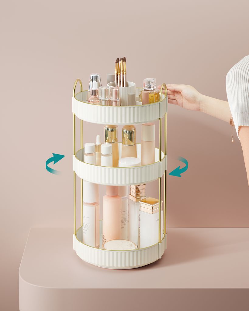 SONGMICS Make-up Organizer drehbar, Kosmetik-Organizer, Produktbild 