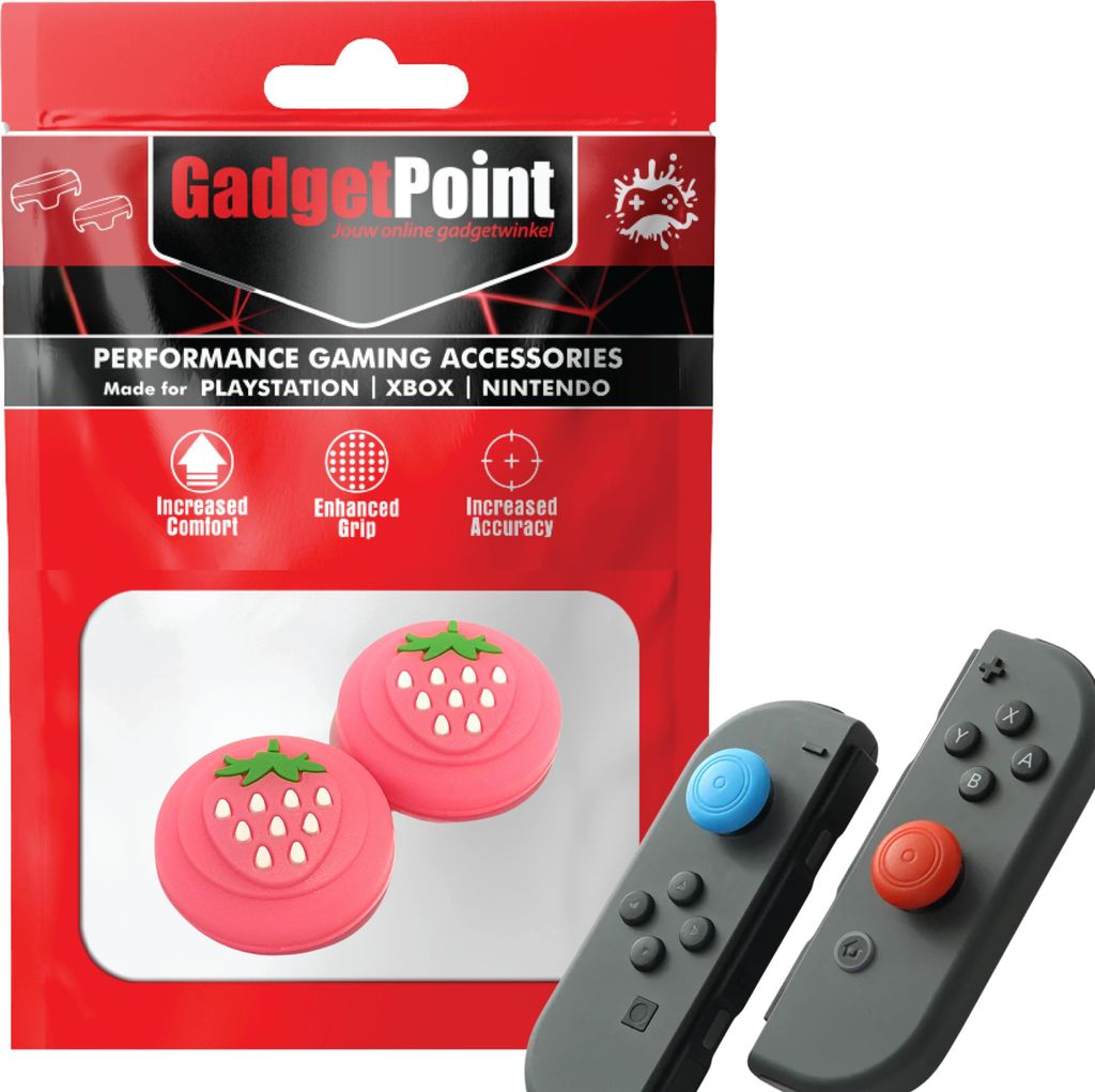 Thumbgrips - Thumb Grips voor Nintendo Switch Joy-Con Controllers - Gaming Thumbgrips - Performance Anti-Slip Thumbsticks - Bescherming Accessoires...