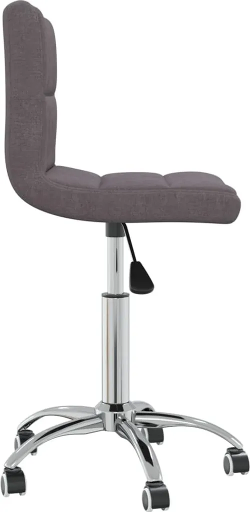 vidaXL Sedia da Pranzo Girevole in Tessuto Taupe | Comfort e Stile Moderno