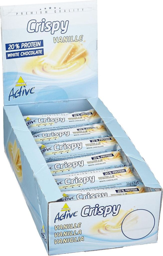 Inkospor Crispy – 24 Riegel a 35 g Vanilla Produktbild 