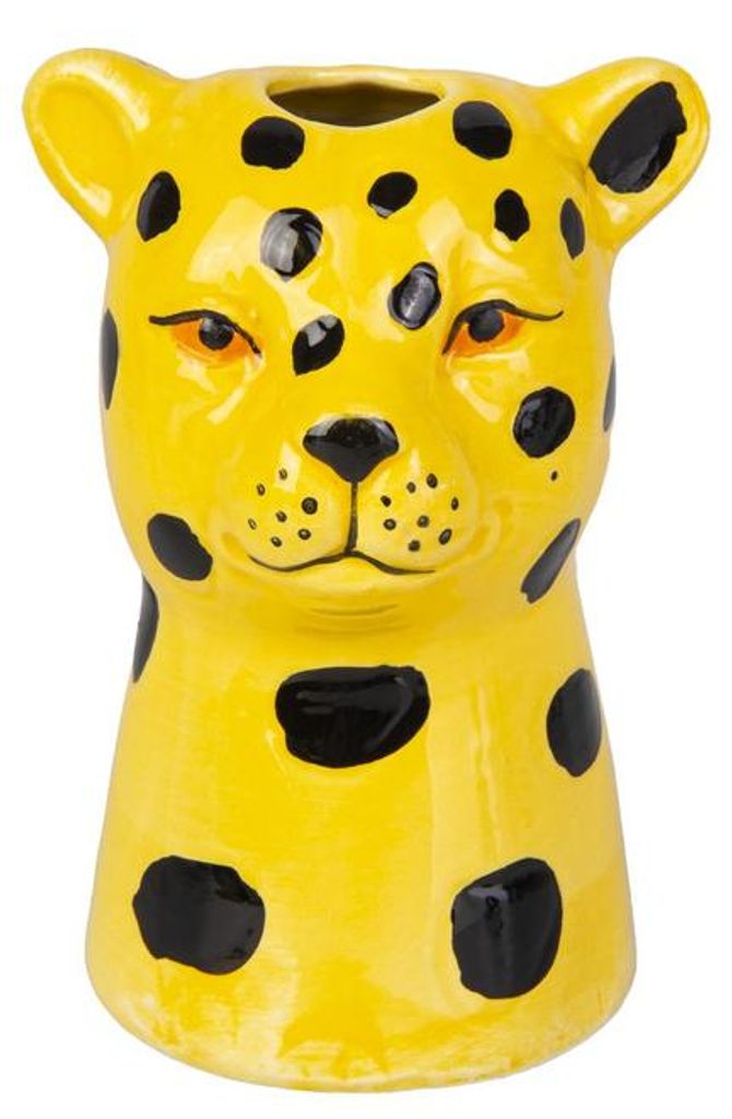 Vase Leopardenkopf - ca. 11 cm