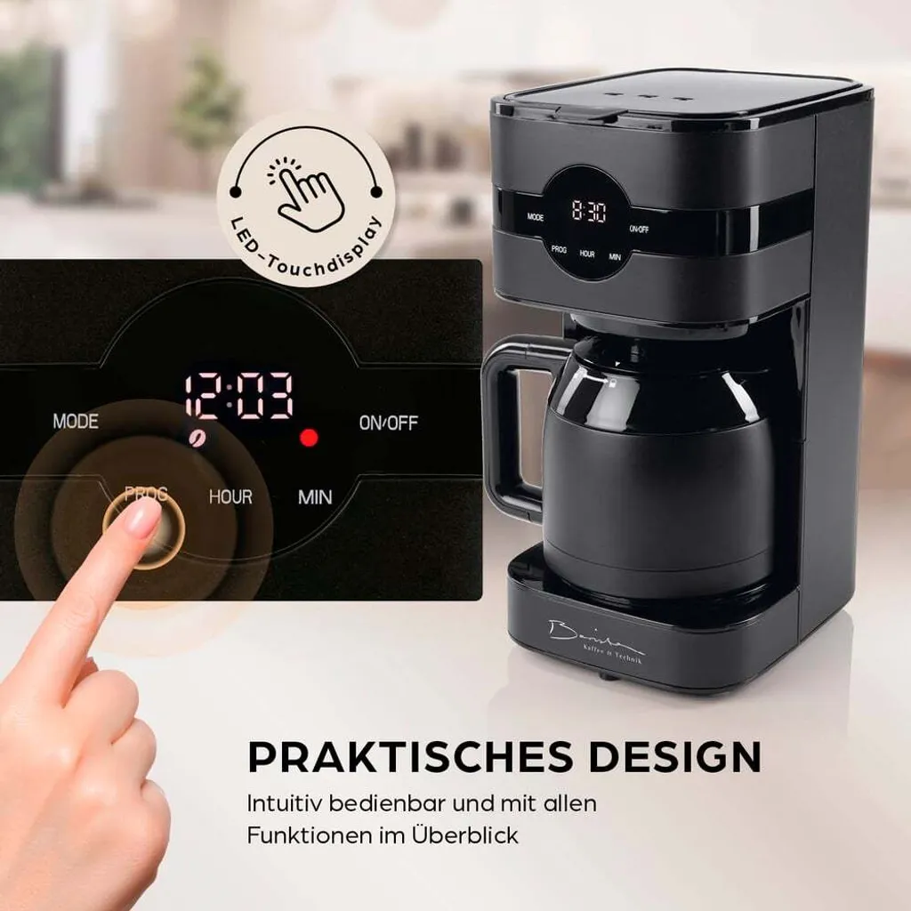 Macchina Barista Touch Iso: Caraffa Termica e Timer Digitale LED - 4