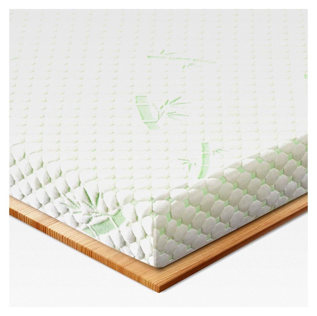 Matratzen Topper 180x200cm (H3/H4) - 7,5cm Gel-Memory-Schaum mit 3D-Waben Bambusbezug, Atmungsaktiv & Waschbar für Boxspringbett, Lattenrost & Sch...