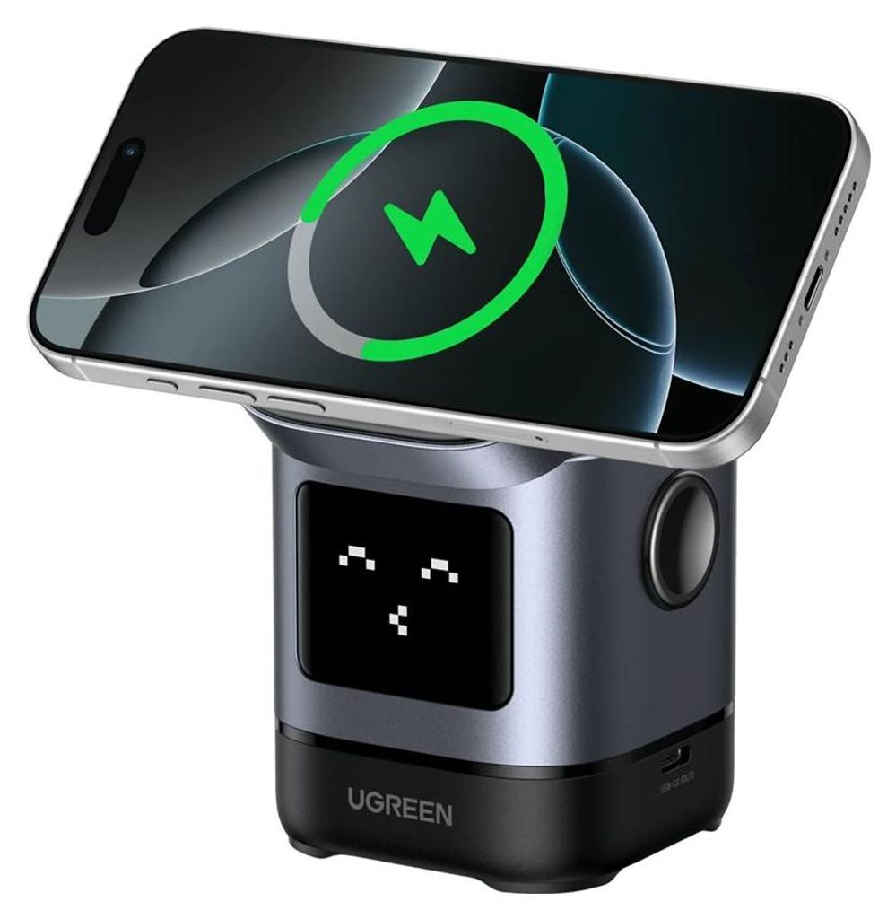 UGREEN Uno W709, cargador inalámbrico magnético 2 en 1 de Imagen del producto 
