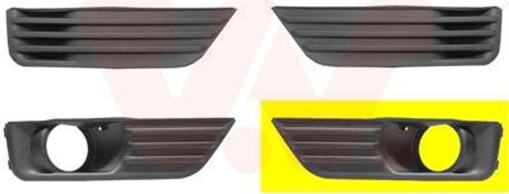 VAN WEZEL Lüftungsgitter Grill Stoßfänger für FORD Focus II Produktbild 