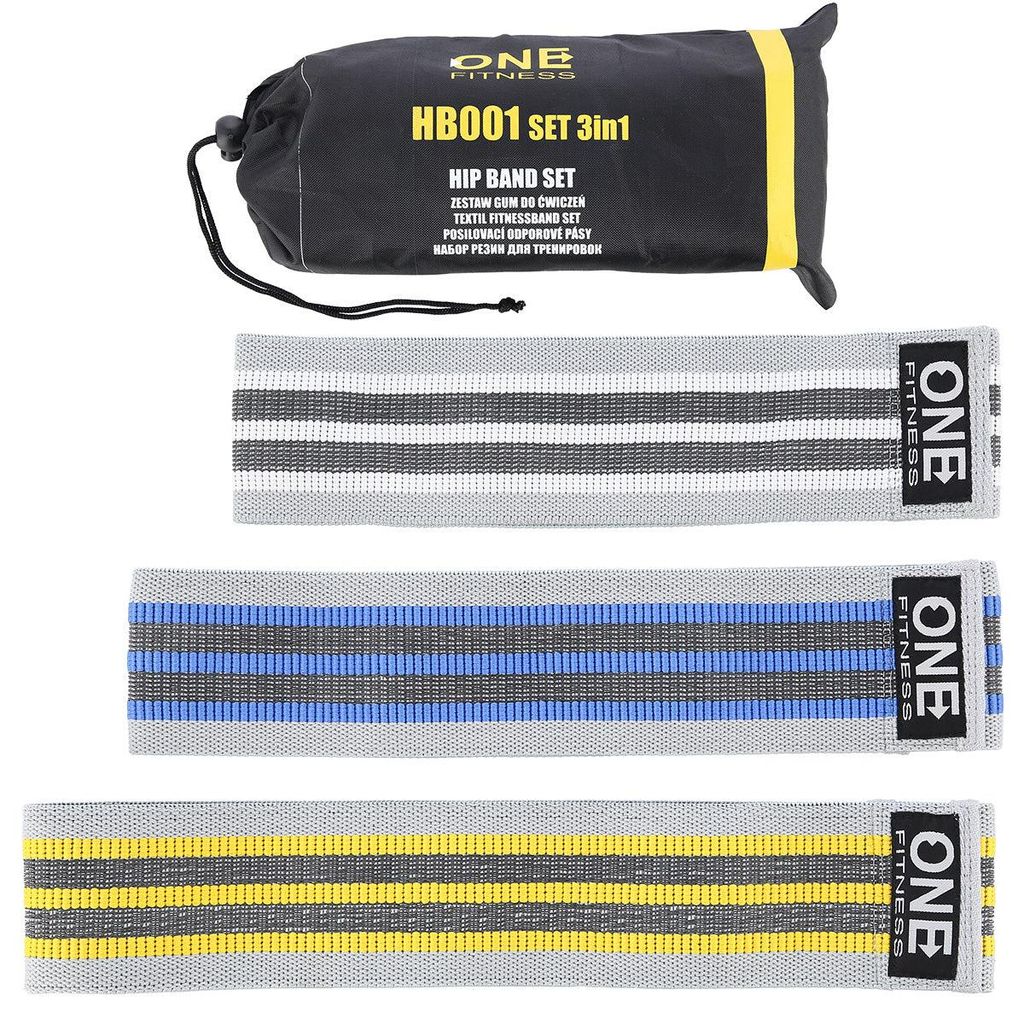 Hb001 Set 3-in-1 Hip Bands One Fitness Produktbild 