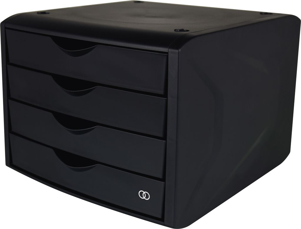 Soennecken Schubladenbox oeco 1614 schwarz