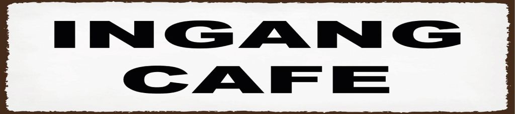 vianmo Blechschild 10x46 cm holländisch Ingang Cafe