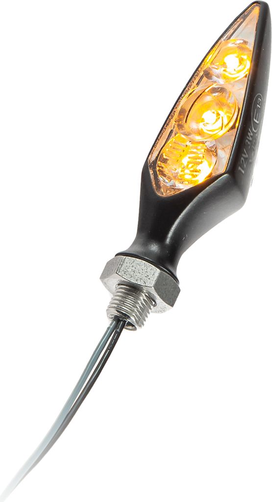 Kellermann Rhombus S Extreme LED kierunkowskaz czarny przód Zdjęcie produktu 