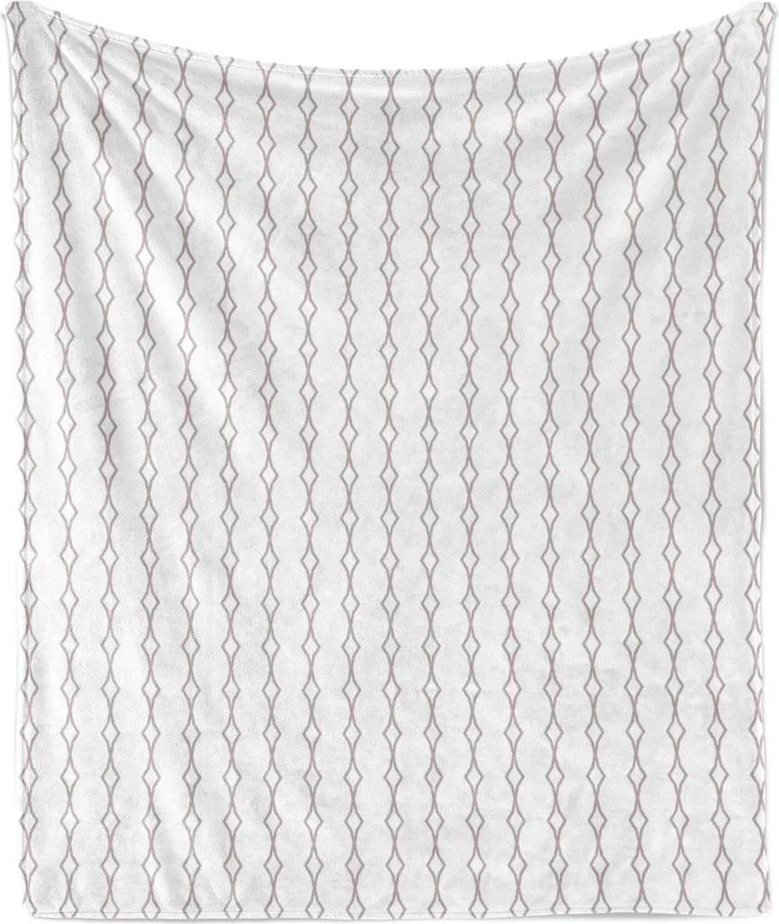 Coperta Lavabile ABAKUHAUS 175x230 cm per Divano e Letto Bianco
