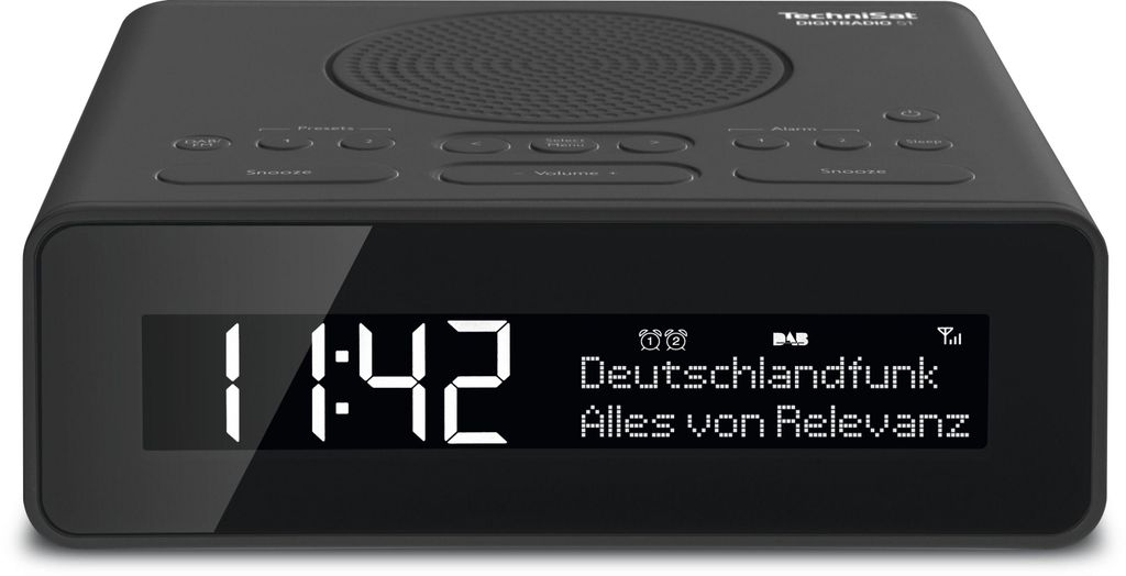 TechniSat DIGITRADIO 51 | DAB+ & UKW Uhrenradio mit Produktbild 