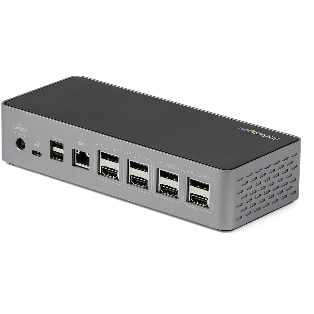 Docking Station Universelle USB-C pour 4 Écrans HDMI DisplayPort 4K