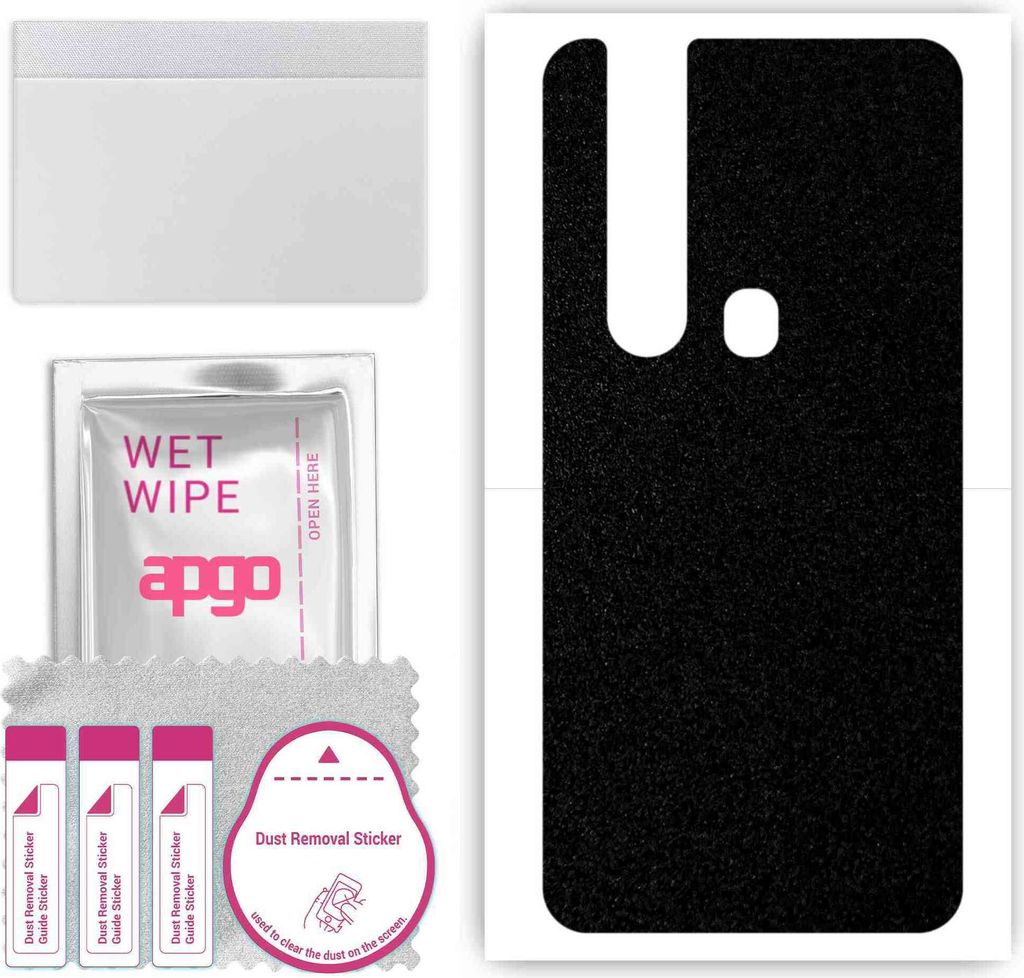apgo Rückseite Schutzfolie, Skin, kompatibel mit Tecno Camon 15 Premier, Hinten Displayschutzfolie aus Vinylfolie, kratzfest, einfache Montage - M...