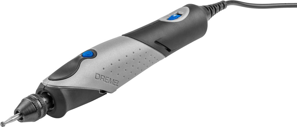 A Dremel Stylo+ rotary tool is shown against a white background.