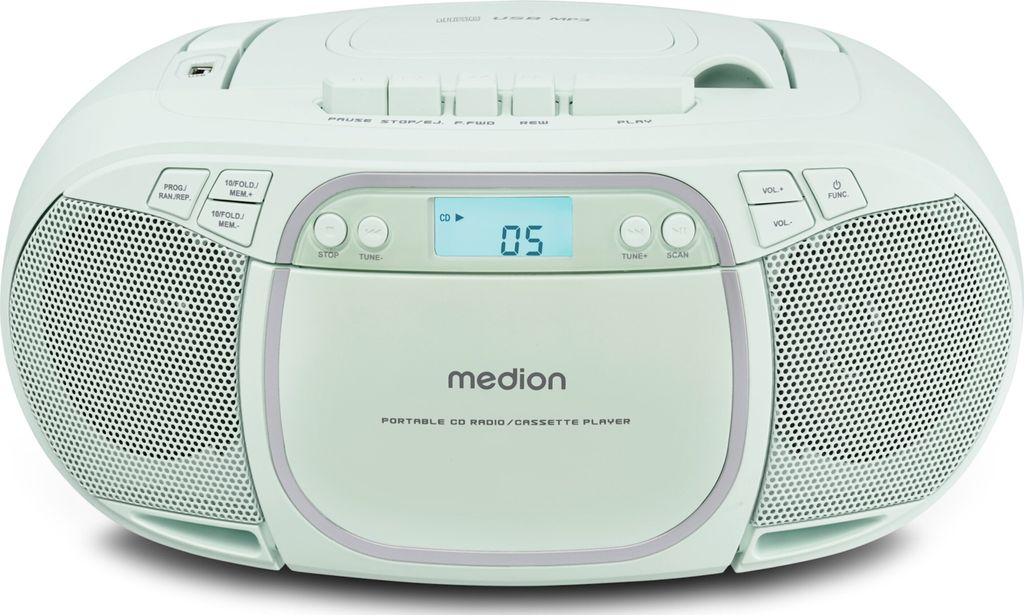 MEDION E66476 Stereo Sound System (Boombox, CD-Player, MP3, Produktbild 