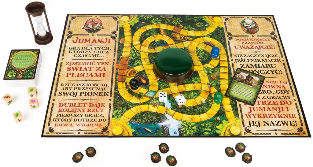 Jeu Jumanji Version Bois : édition deluxe avec accessoires authentiques