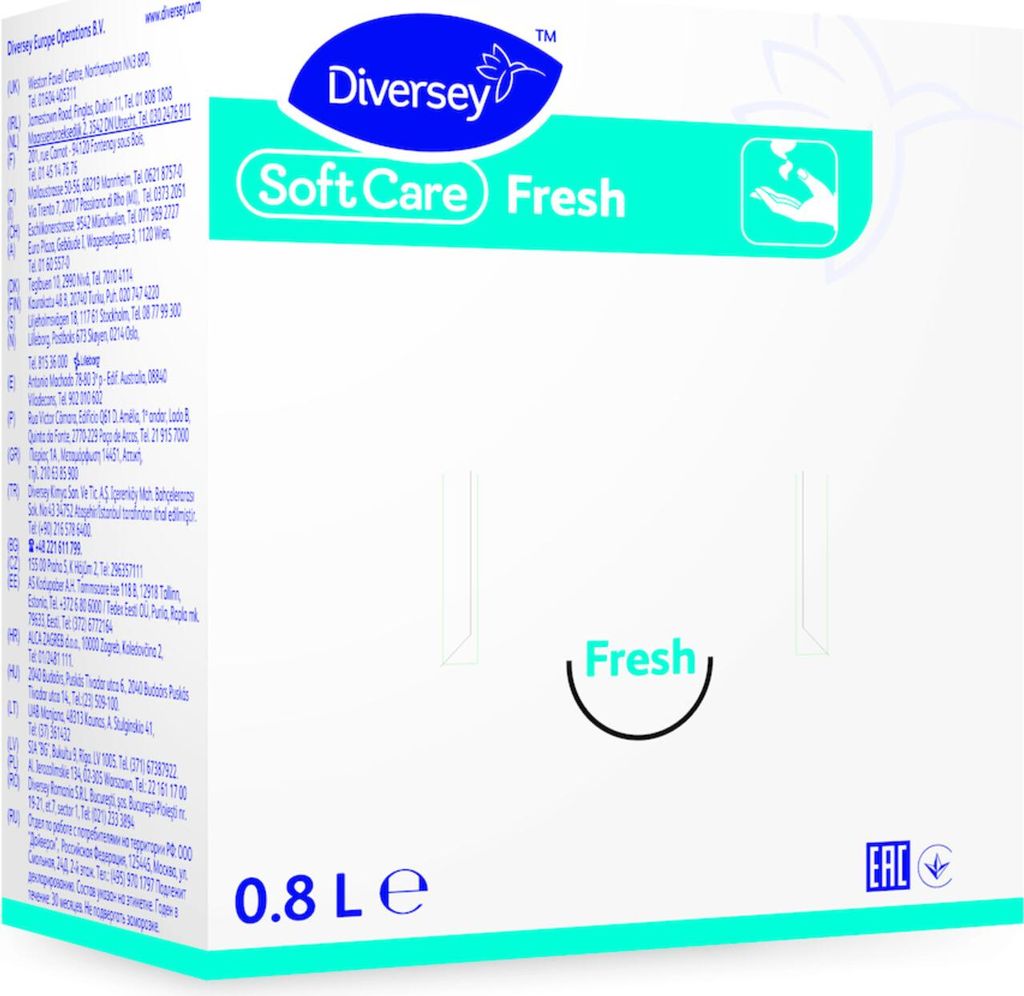 SOFTCARE Seifencreme FRESH Reinigungsbereich leichte Verschmutzung