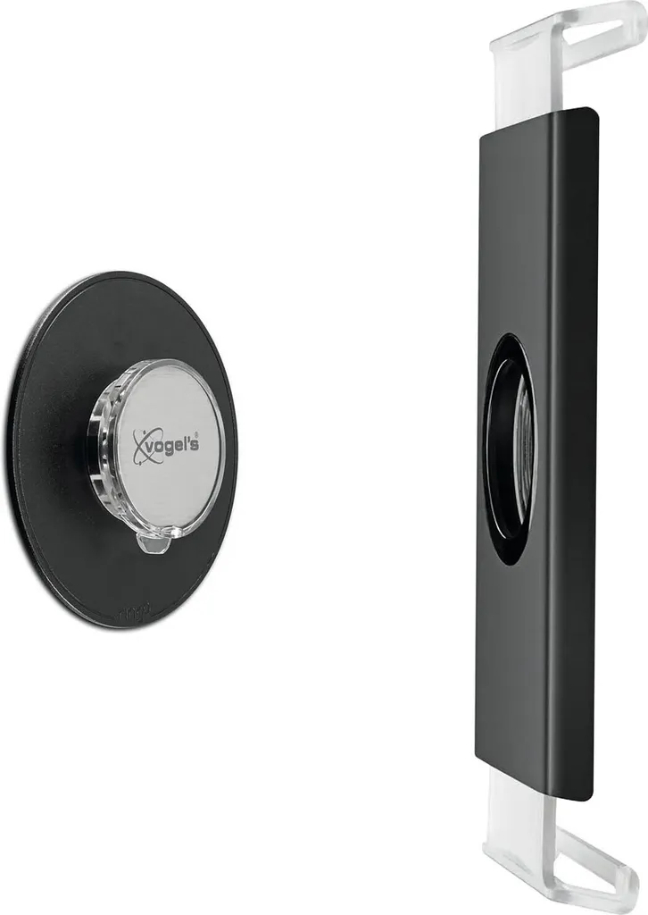 Support Mural Tablette Transparent et Noir Orientable Multi-position - 12