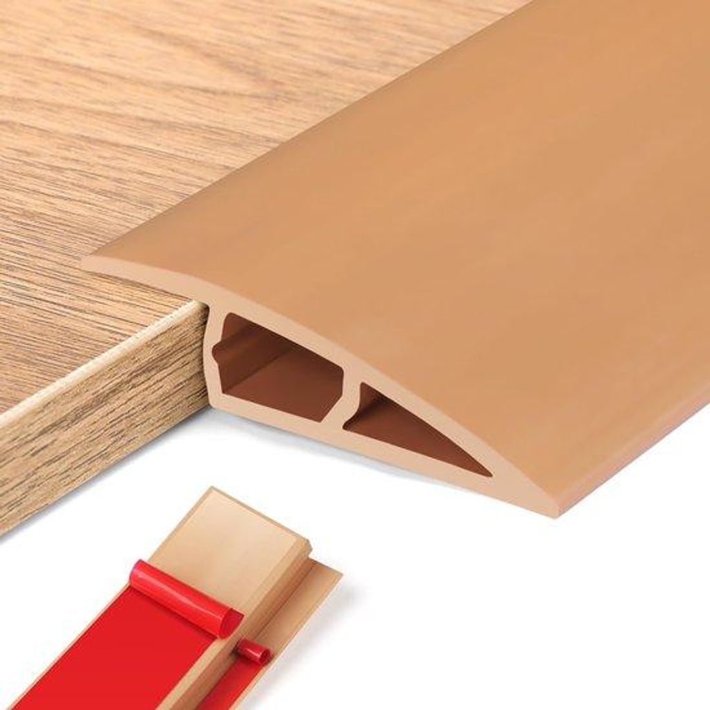 Selbstklebendes Übergangsprofil für Parkett und Laminate