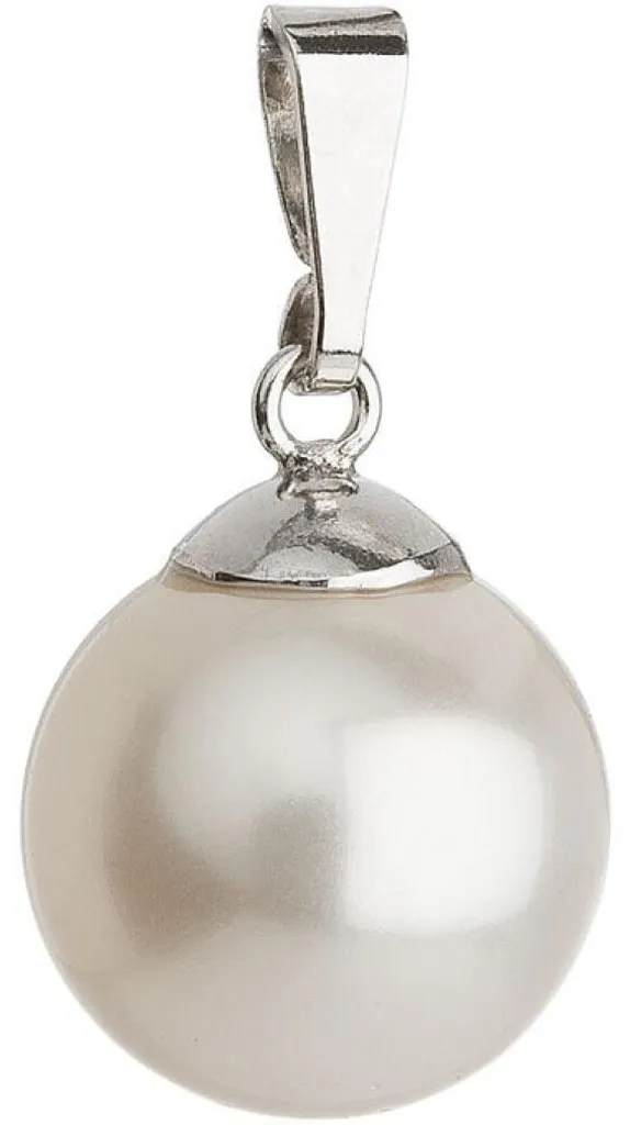 Pendentif avec perle de culture blanche - Bijou classique pour femme