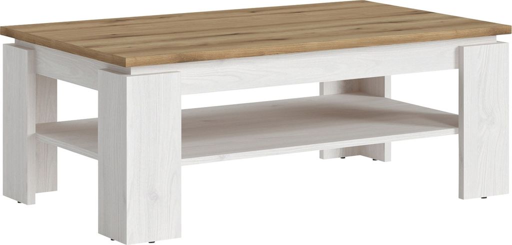 Couchtisch - Sibiu Lärche Nachbildung - Evoke Eiche Nachbildung - 110 x 67 cm