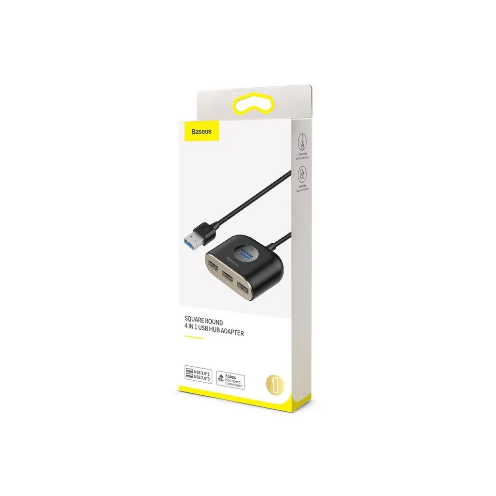Baseus Hub USB 3.0 4-in-1 5Gbps - Splitter USB per Hard Disk 4TB - 8