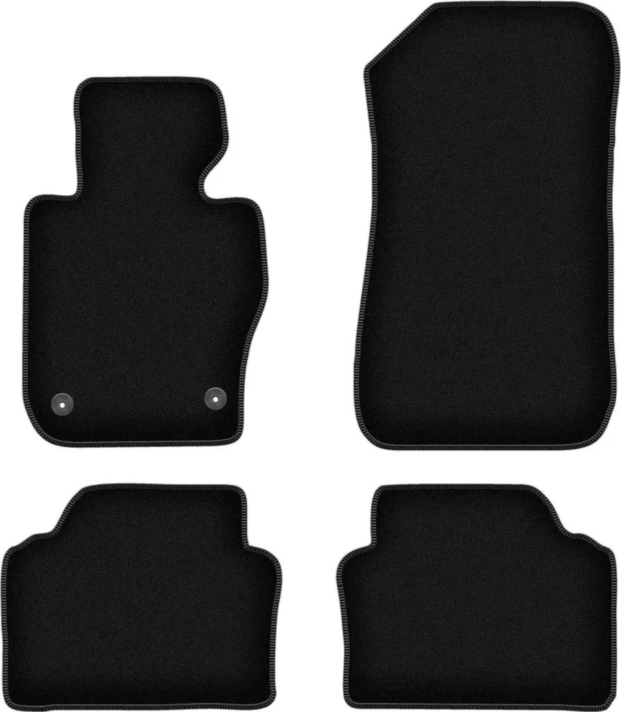 Tappetini Velluto BMW 3 E90 xDrive 2004-2011 | Set 4pz Nero Premium