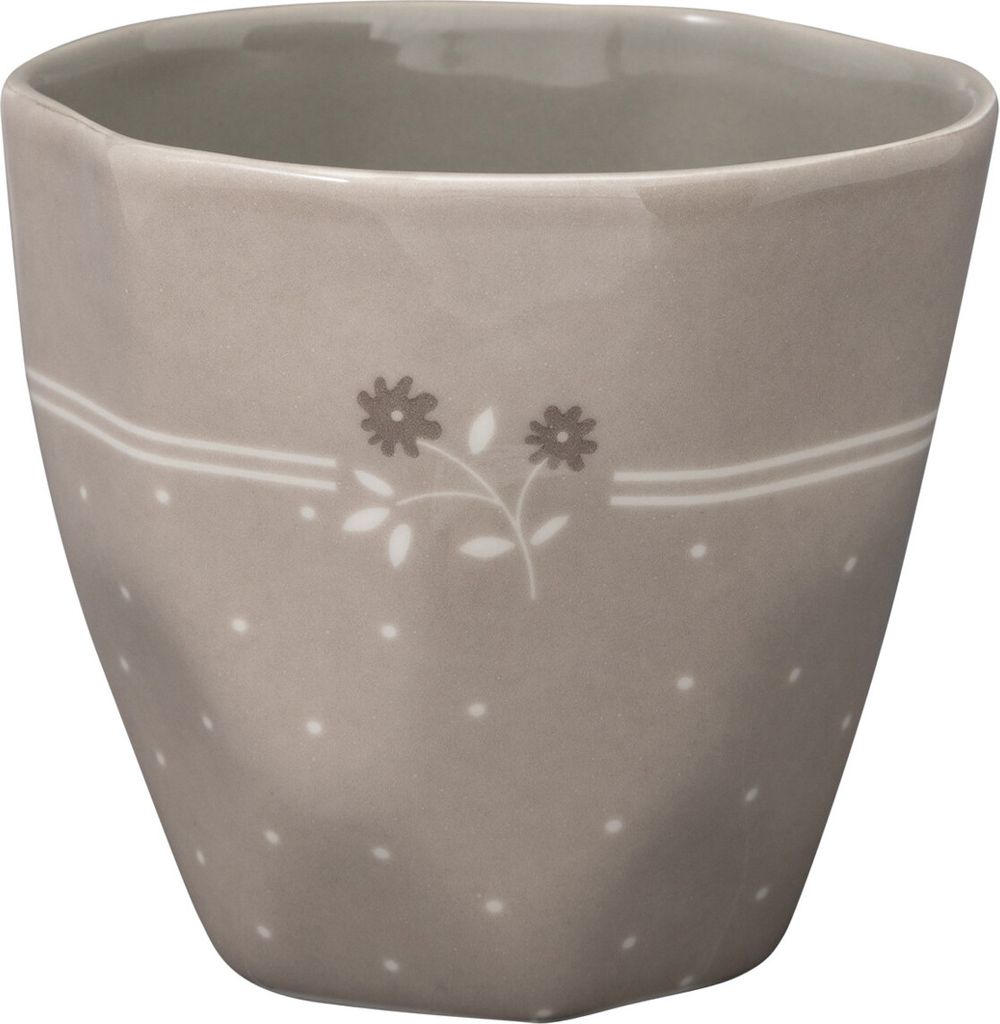 Greengate Elements Eileen Latte Cup grey 0,35l