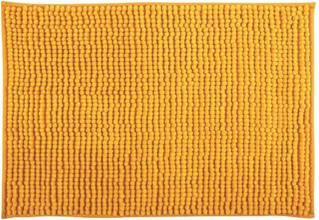 MSV Badteppich/Badematte Teppich - safrangelb - 50 x 80 cm Produktbild 