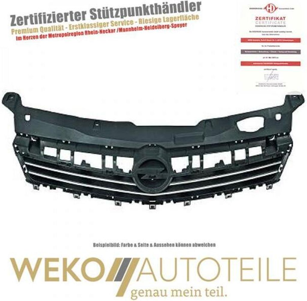 Kühlergitter DIEDERICHS 1806140 für OPEL