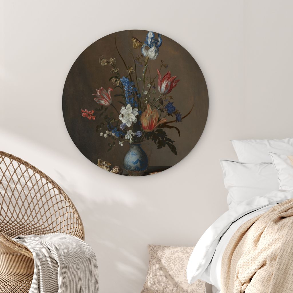 MuchoWow - Wand-Kreis - Wohnzimmer - Bild - Runde - Wanddeko - Dibond - Kunstdrucke