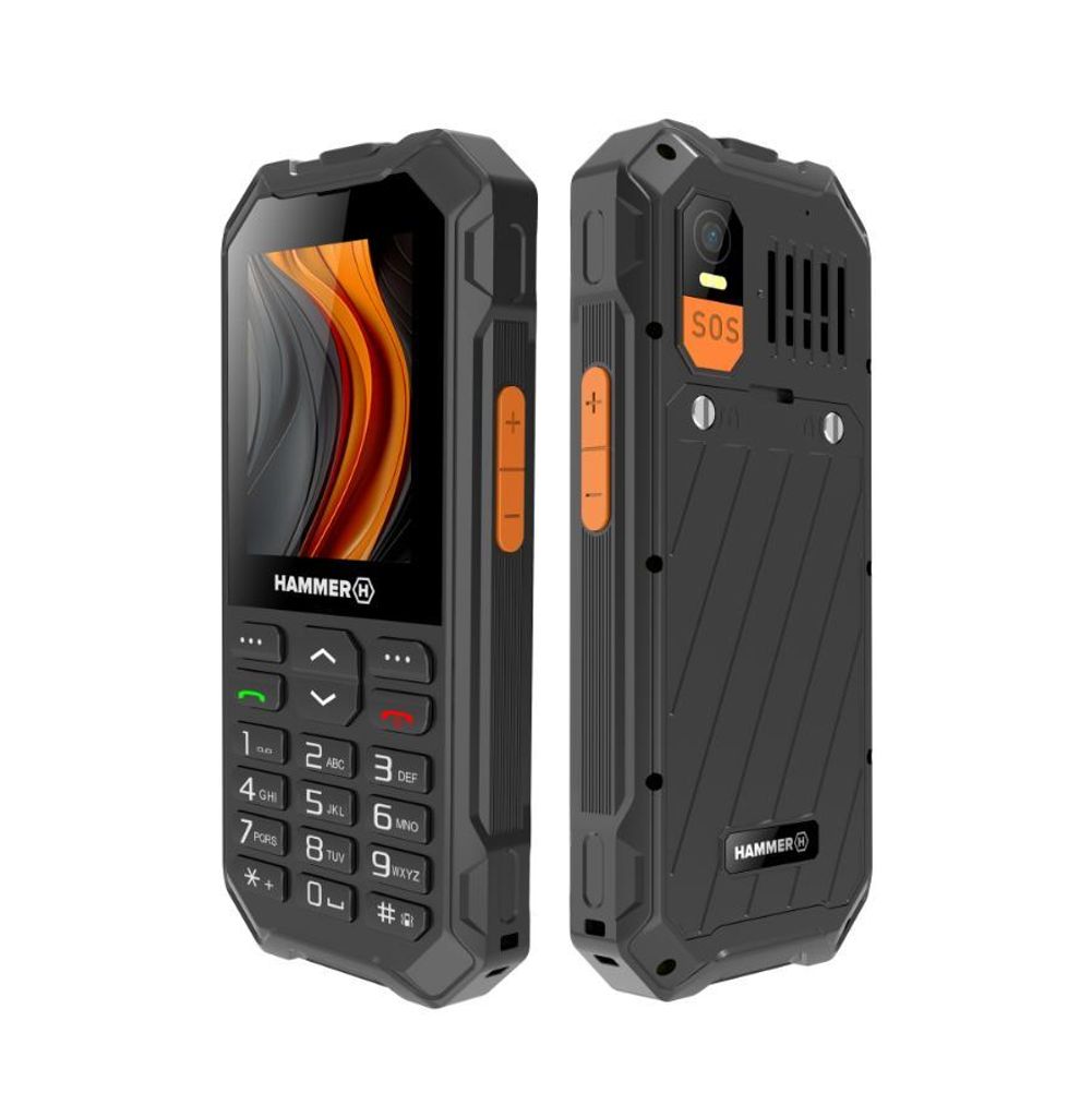 HAMMER 6 LTE Outdoor Tastenhandy Dual SIM Schwarz 48 MB / Produktbild 