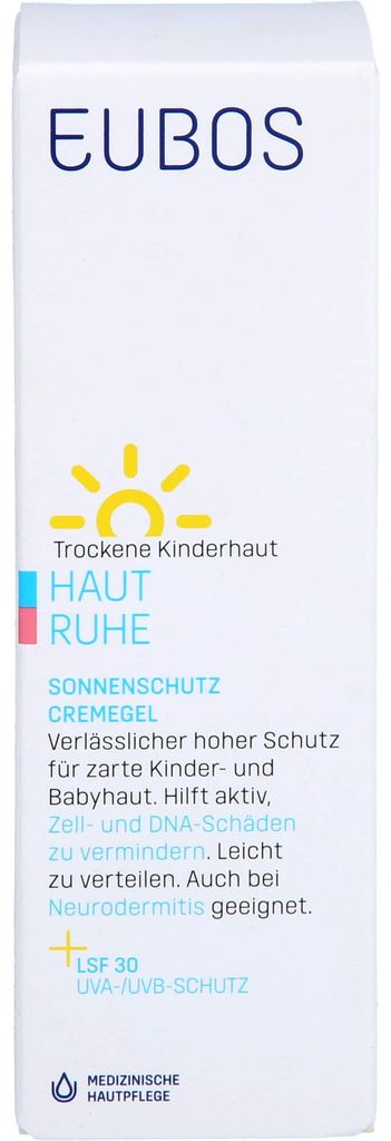 EUBOS KINDER Haut Ruhe Sonnensch.Cr.Gel LSF 30+UVA Produktbild 
