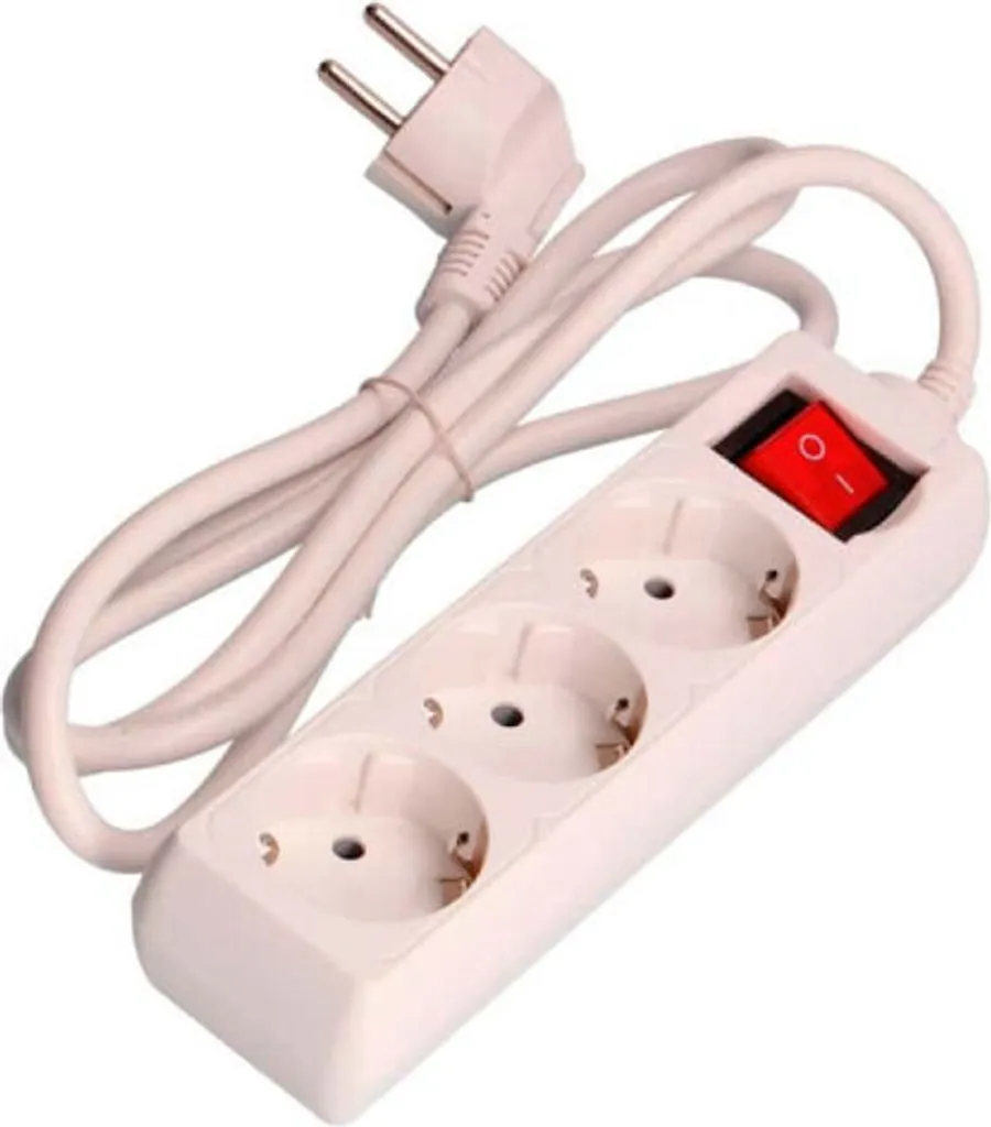Ciabatta Elettrica EDM 41043 3 Prese 16A 3m - Resistenza Officina