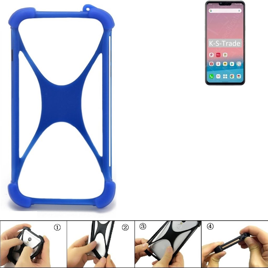 K-S-Trade Handy Hülle kompatibel mit LG Electronics Style3 Silikon Schutzhülle Cover Case Bumper Silikoncase TPU Softcase Schutz Hülle Smartphone