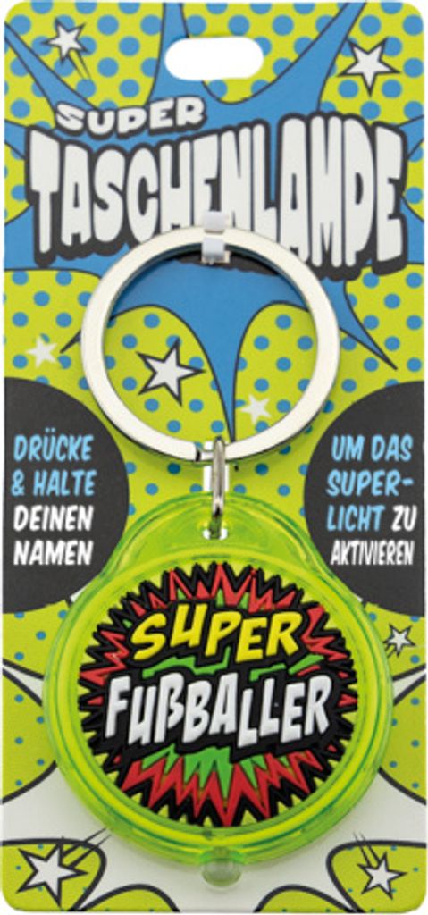 Super Taschenlampe f. Kinder Fußballer
