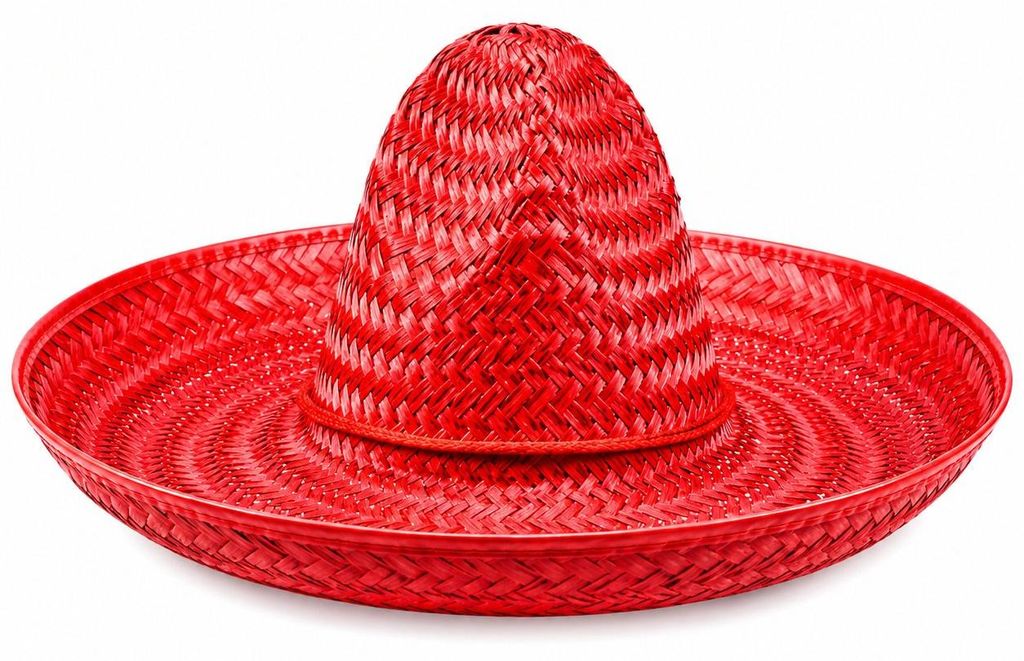 Sombrero "Santiago" Ø 50 cm | Strohhut zum Mexiko Kostüm Produktbild 