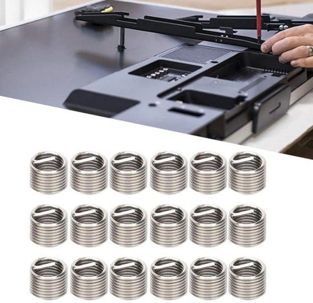 Réparer un Filetage M7 Foiré avec 50 Inserts Filaires en Inox Durable