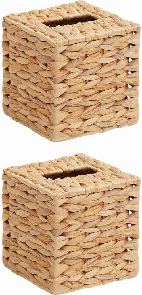 Coppia Porta Fazzoletti in Giacinto d'Acqua - Casa e Bagno 14,5cm