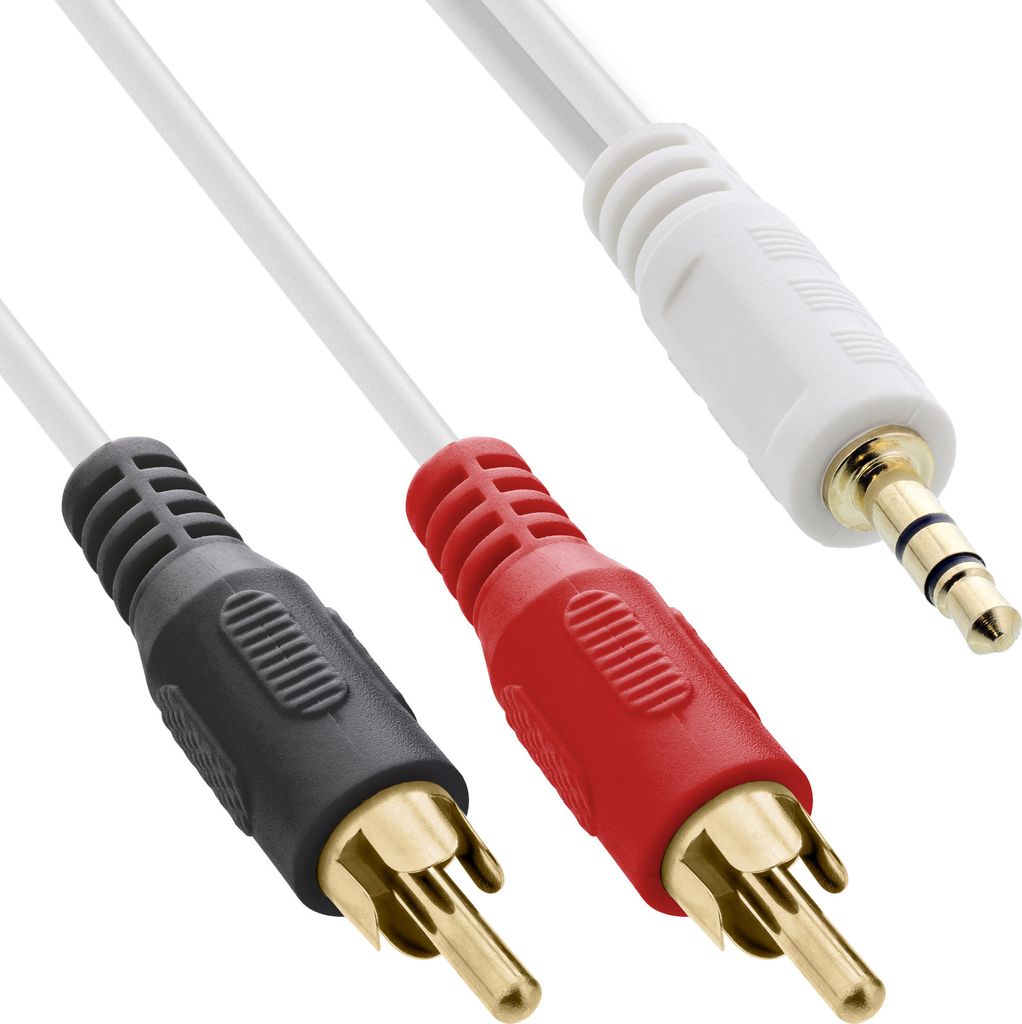 InLine 89929W, Samec, 3.5mm, Samec, 10 m, Biela Obrázok produktu 