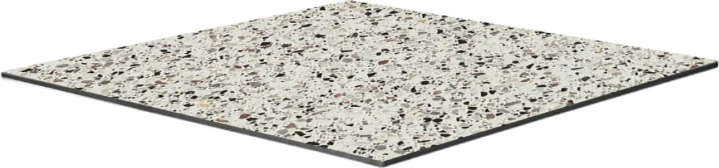 Top Tavolo HPL 60x60 Effetto Terrazzo Oviala | Design Contract Opéra