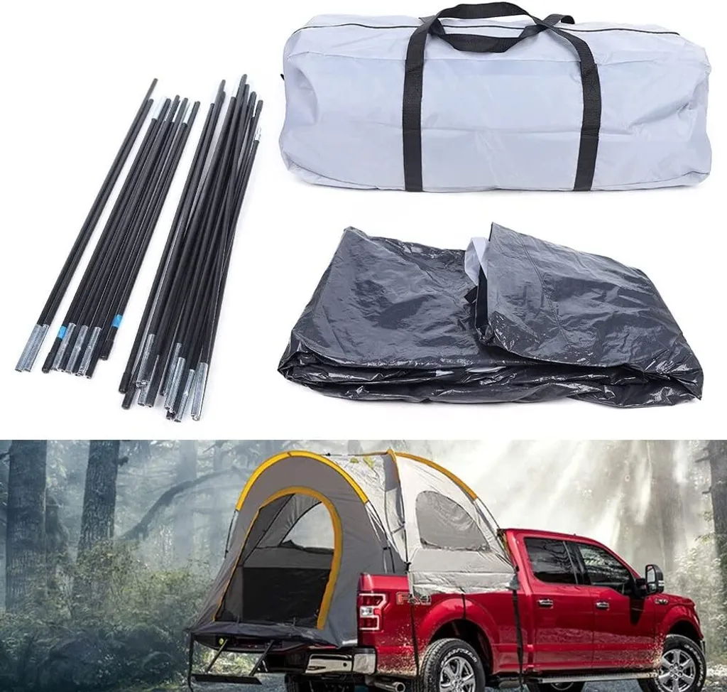 Tente Arrière Voiture Étanche et Coupe-vent - Abri de Camping Modulable