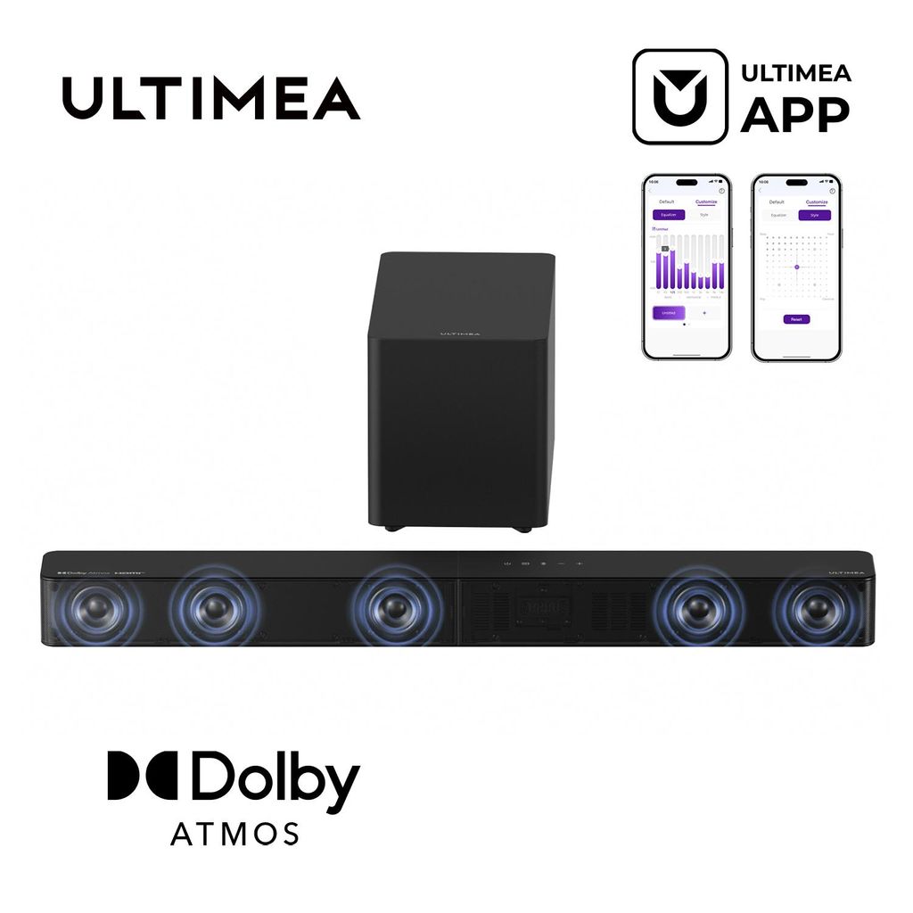 ULTIMEA 5.1 Dolby Atmos Soundbar, Heimkino-Soundsystem mit Produktbild 
