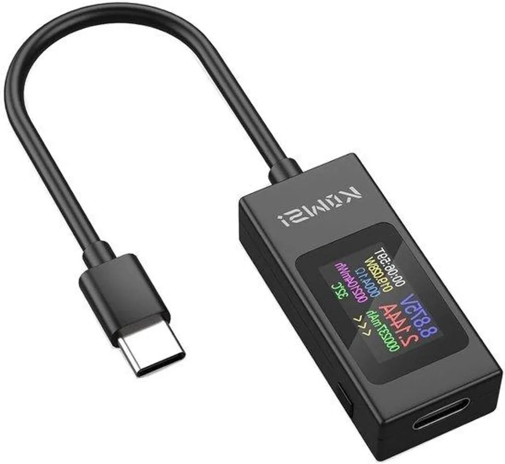Multimètre USB-C LCD 4-30V pour résoudre les problèmes de charge lente USB