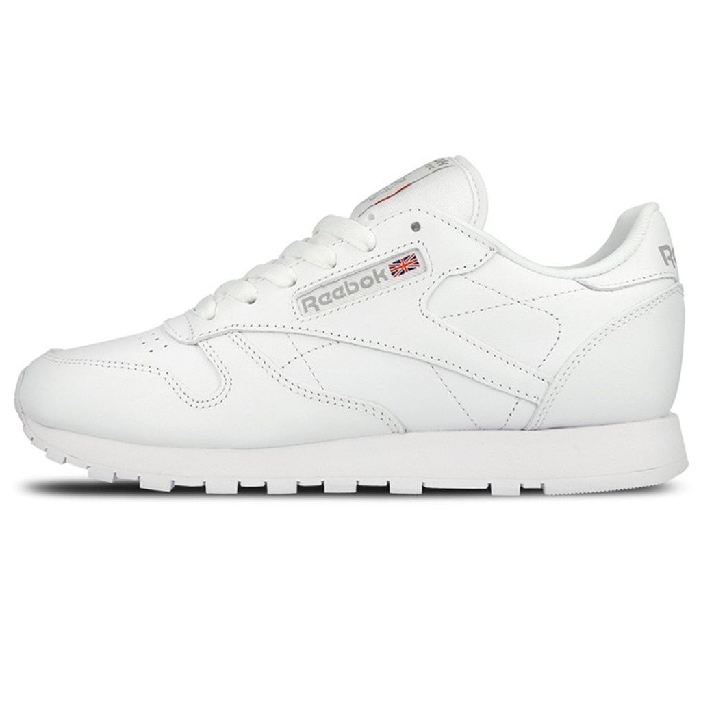 Reebok Classic Damen Sneaker Leder Weiß, Reebok Schuhe Damen:EUR 41 | UK 7.5 | US 10 | CM 27