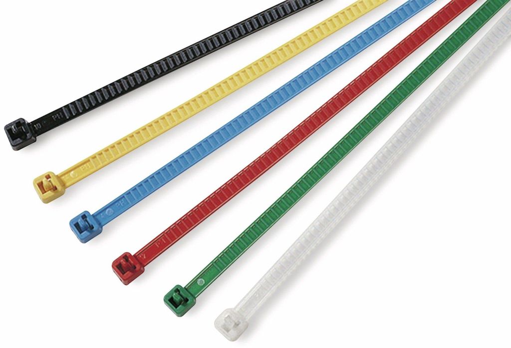 HellermannTyton Wiederöffnungsbinder LR55 (L x B) 195 x 4.7 mm LR55R-PA66-RD-Q1 Farbe: Rot 25 St