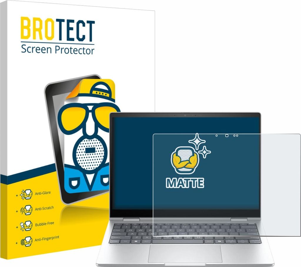 2x BROTECT Schutzfolie für HP EliteBook 8 Flip G1i 13" Displayschutz Displayschutzfolie Folie Matt Entspiegelungsfolie