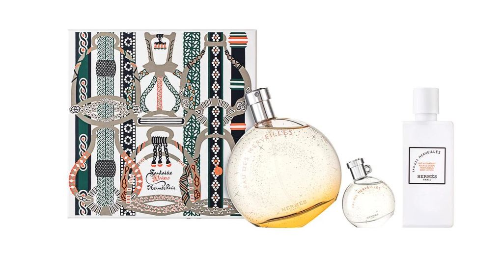 Hermès Eau Des Merveilles Eau de Toilette Set 100 ml + 7.5 Produktbild 