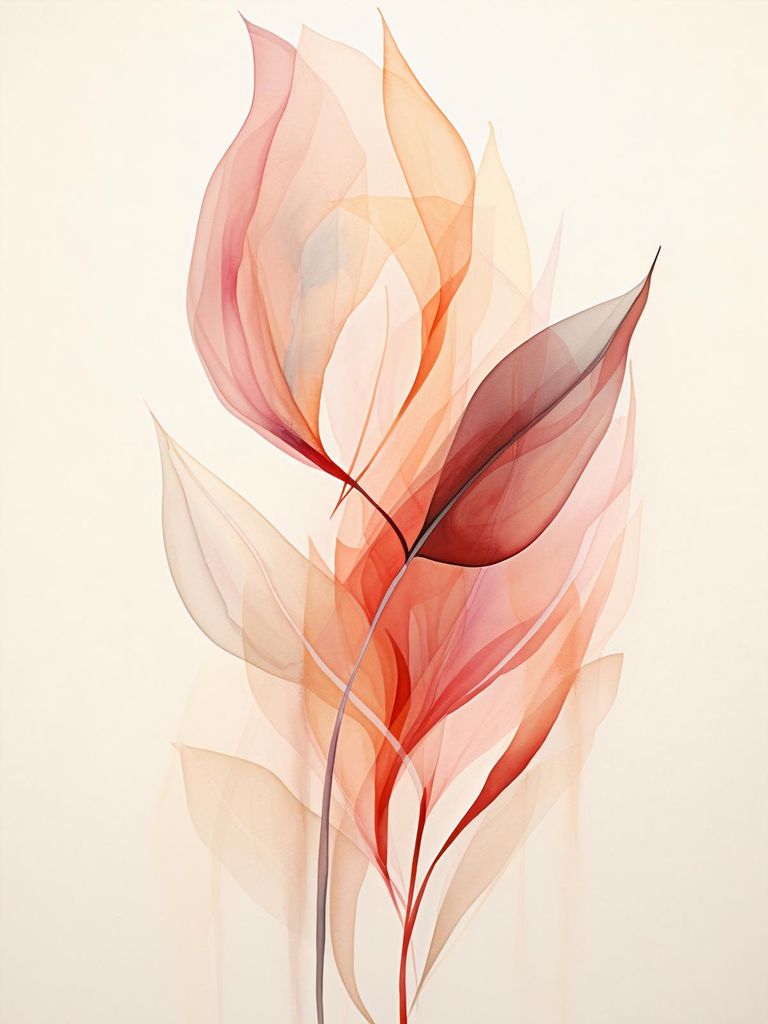 Plakat 15x20cm Ethereale Zartheit