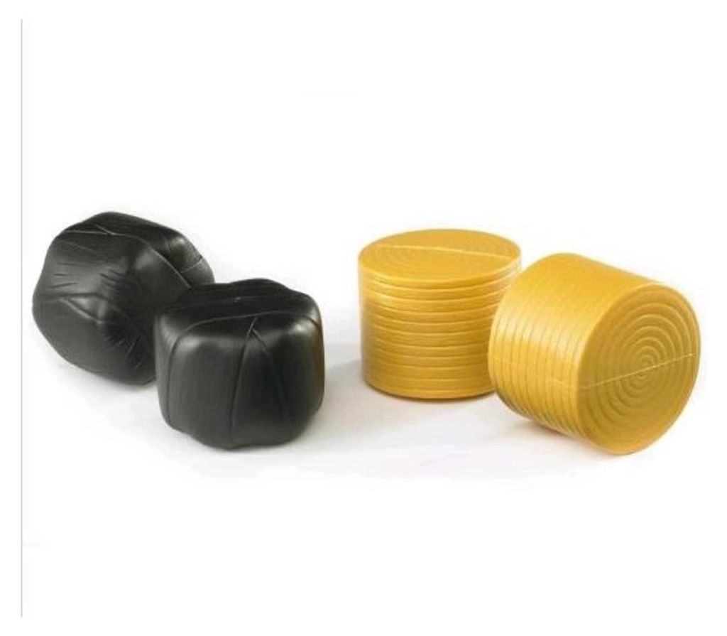 Bruder 4 balles de foin rondes 2x noir 2x ocre Image du produit 